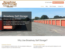 Tablet Screenshot of broadwaystorageunits.com